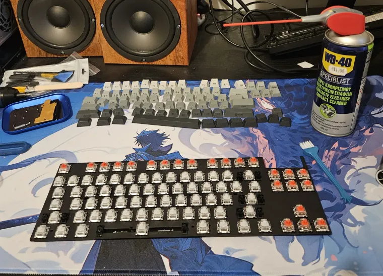 Liquid-Damaged Keyboard Brought Back